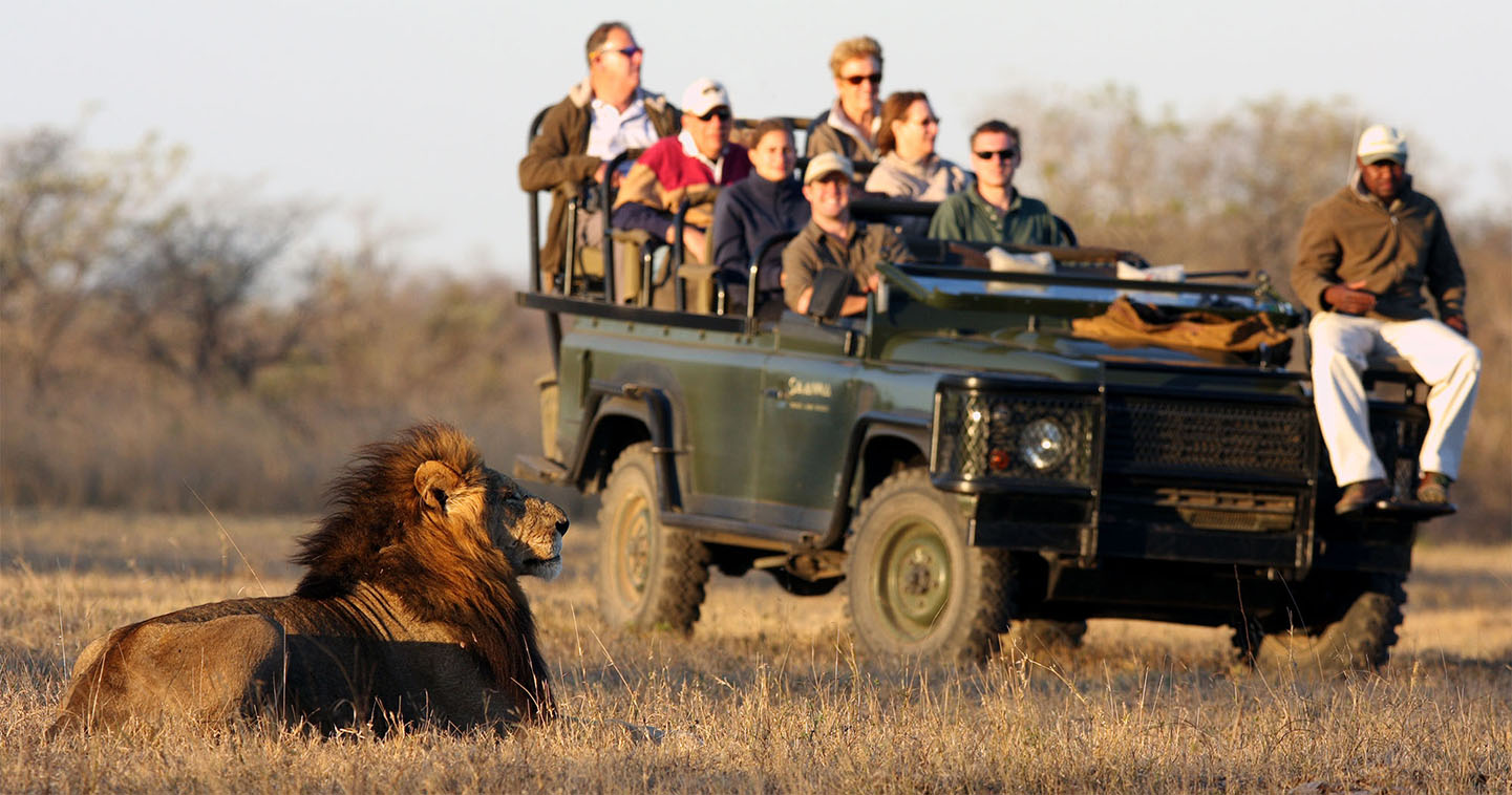 On game drive at Savanna Lodge