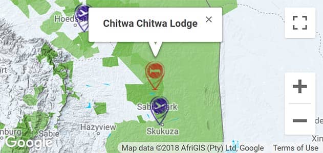 View Chitwa Chitwa on the map in Sabi Sands