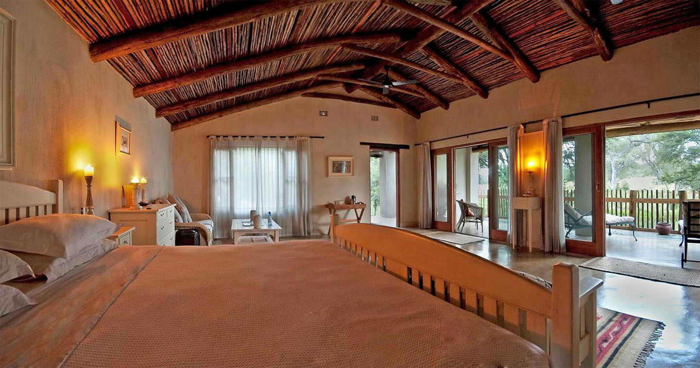 Notten's Bush Camp bedroom in the Sabi Sands