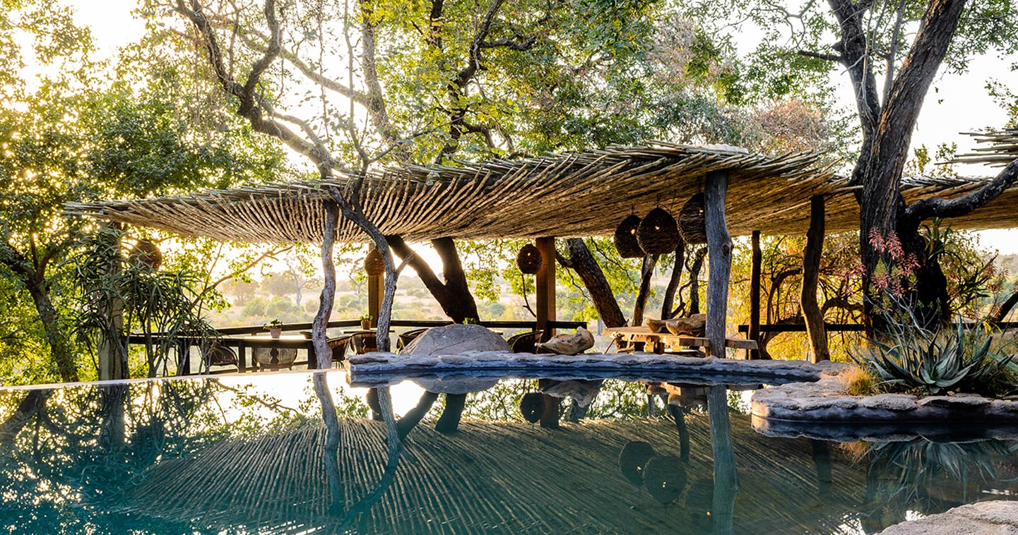 The pool at Singita Boulders Lodge