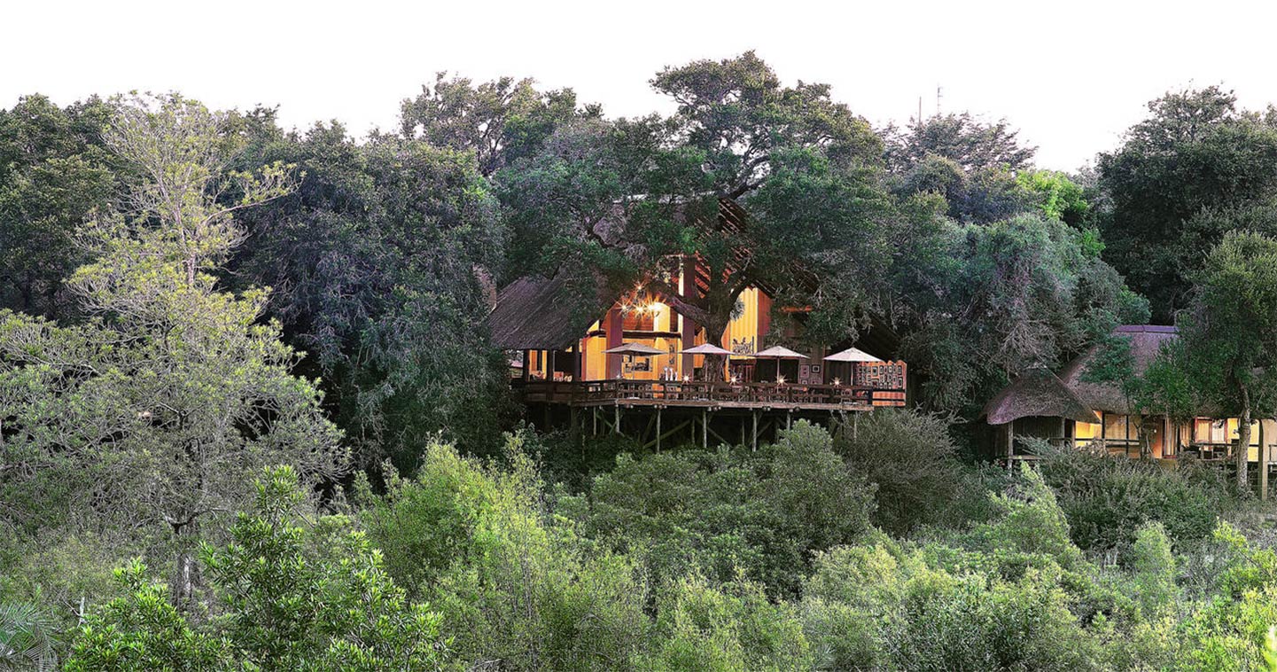 Londolozi Varty Camp main lodge in Sabi Sands