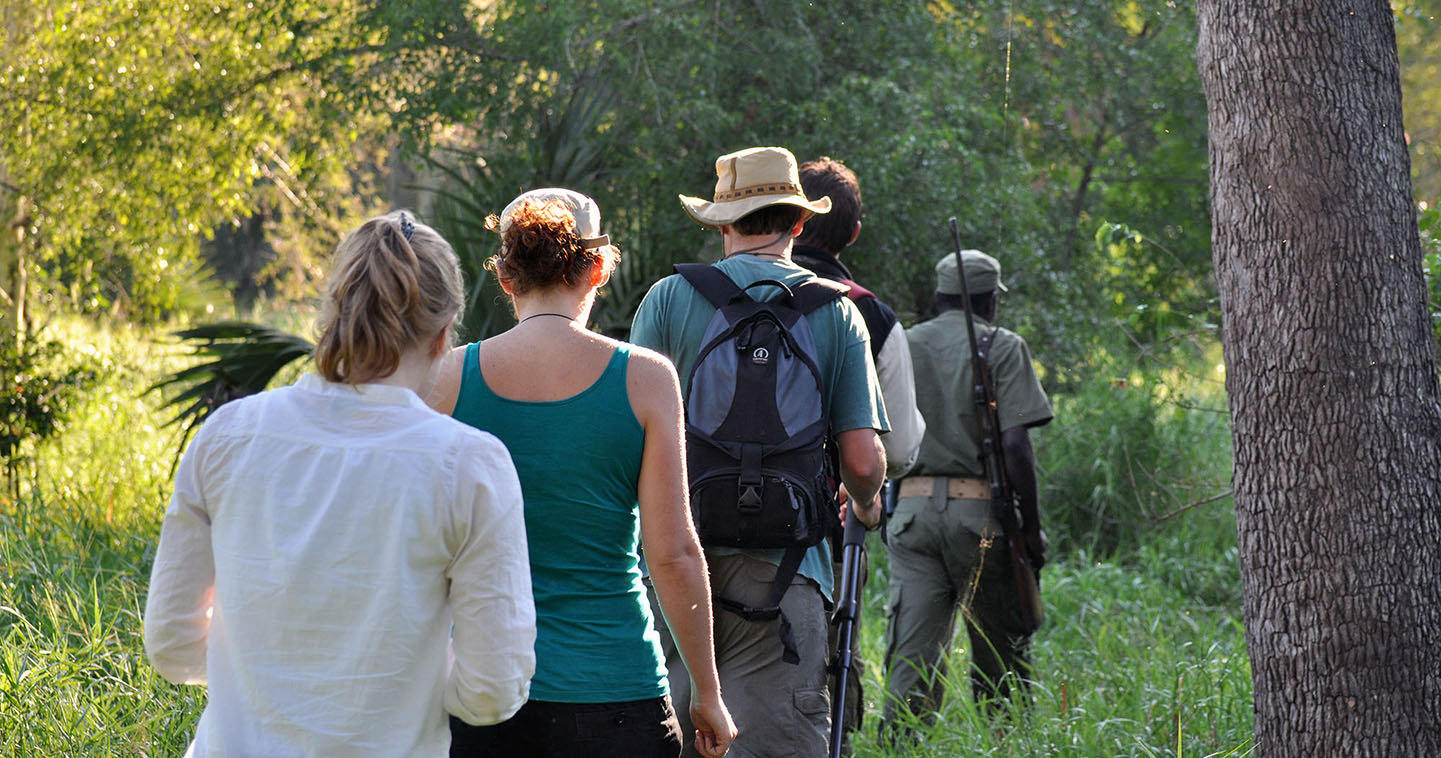 Safari game walk in South Africa