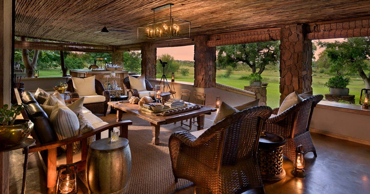 Singita Castleton outdoor verandah