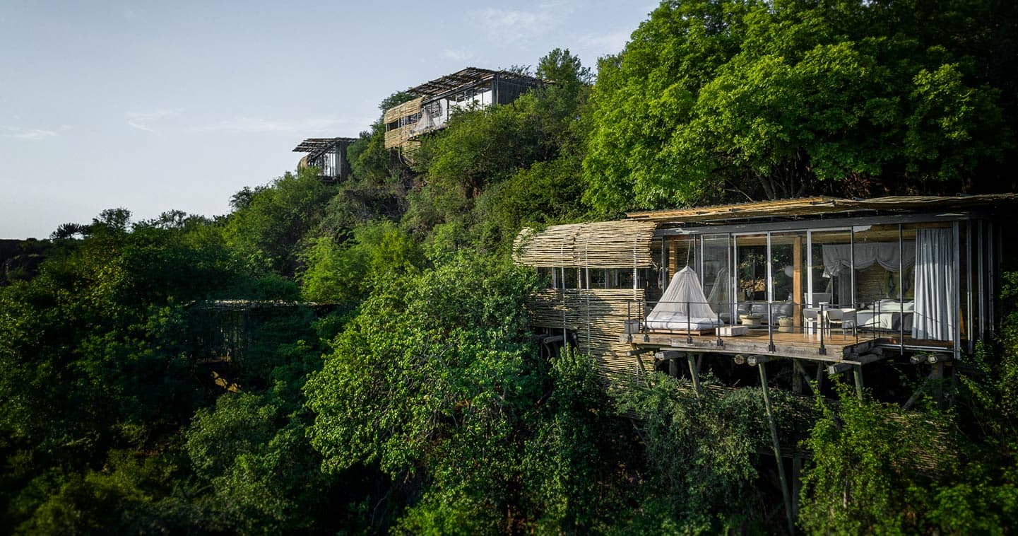 Aerial view of Singita Lebombo