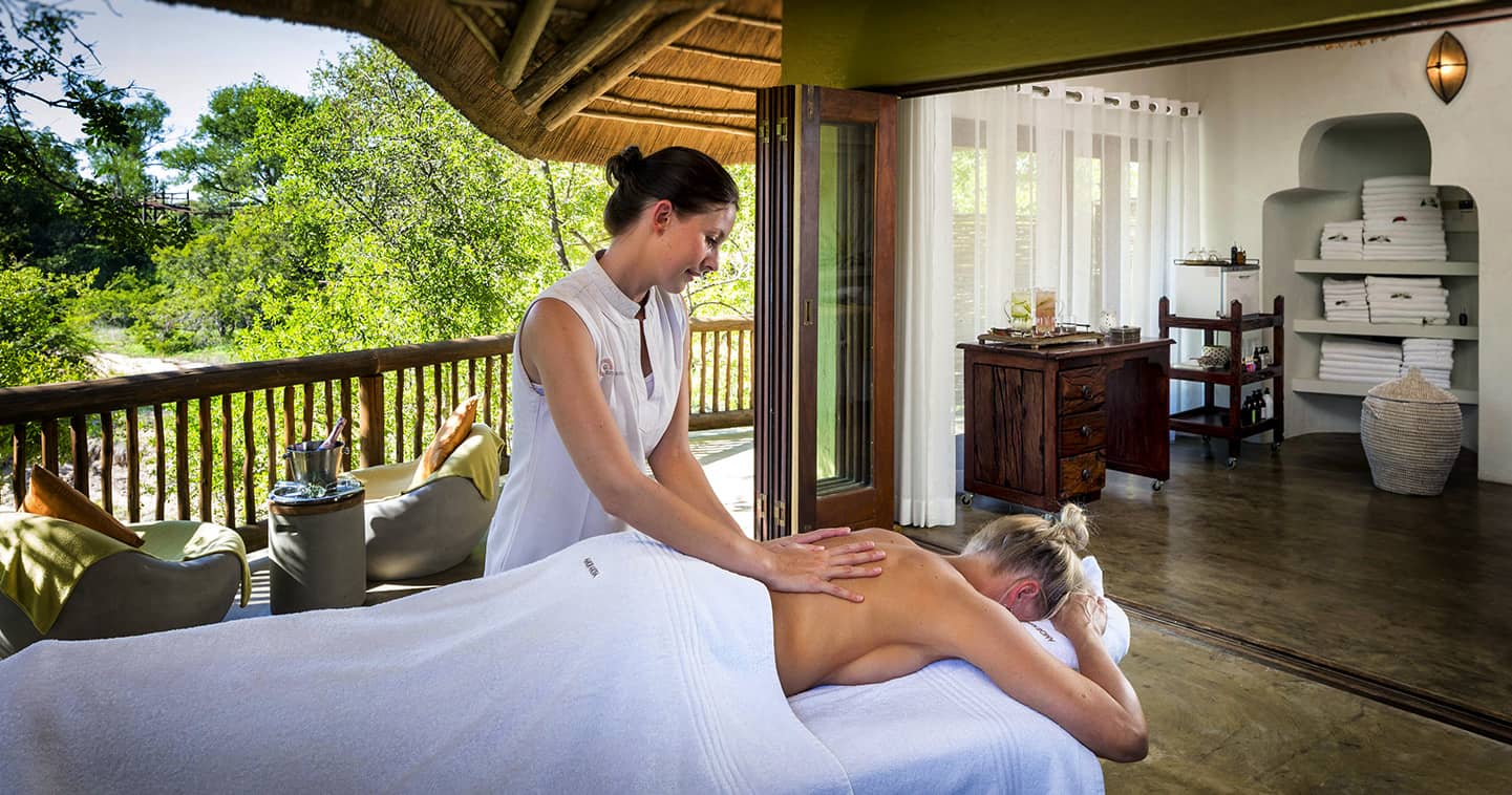 Enjoy spa and wellness treatments whilst staying at Ulusaba Safari Lodge